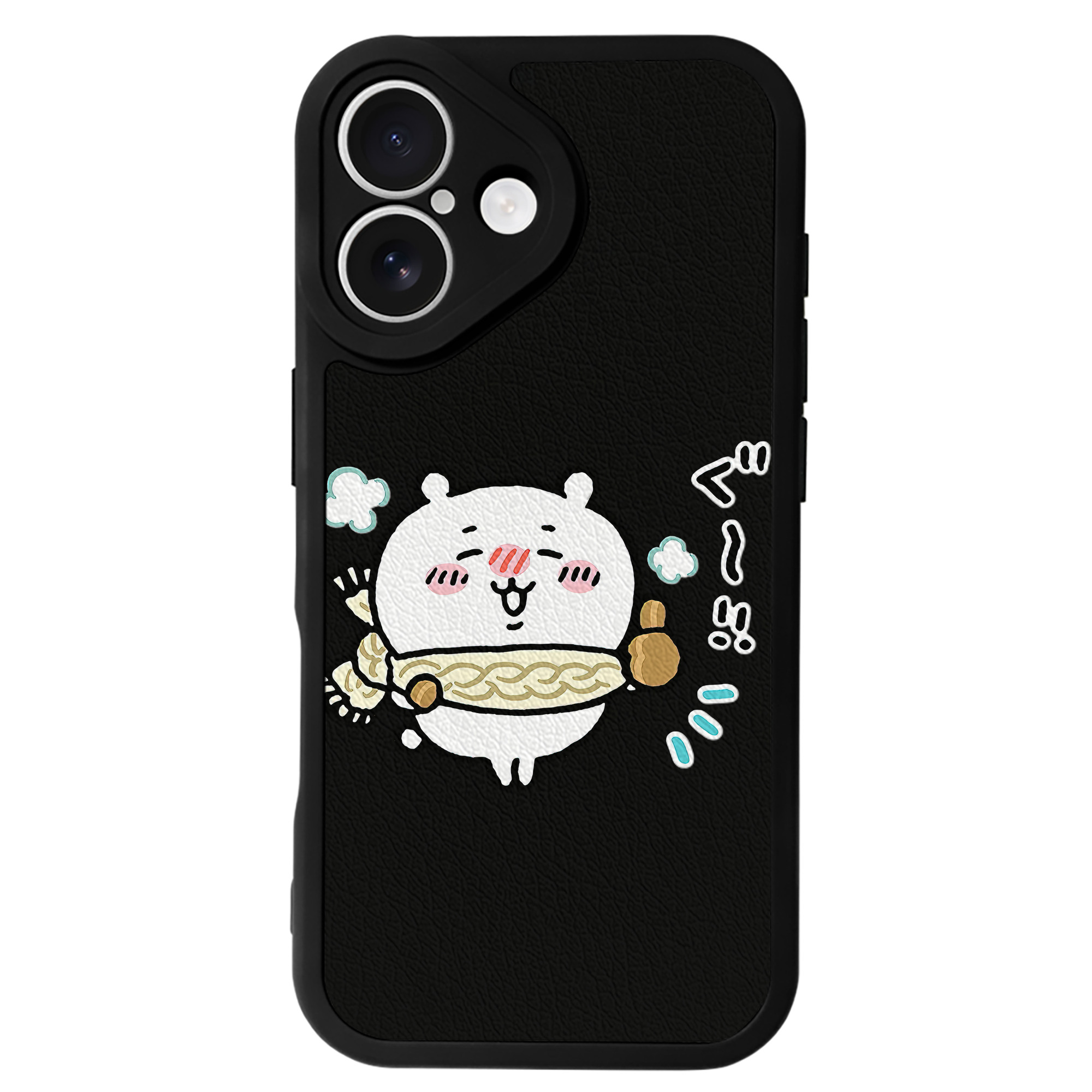 （画像用） ちいかわ ちいかわ Chii-kawa chiikawa 【iPhone 16シリーズ対応】シリコンスマホケース（レザー調） 材質：シリコン